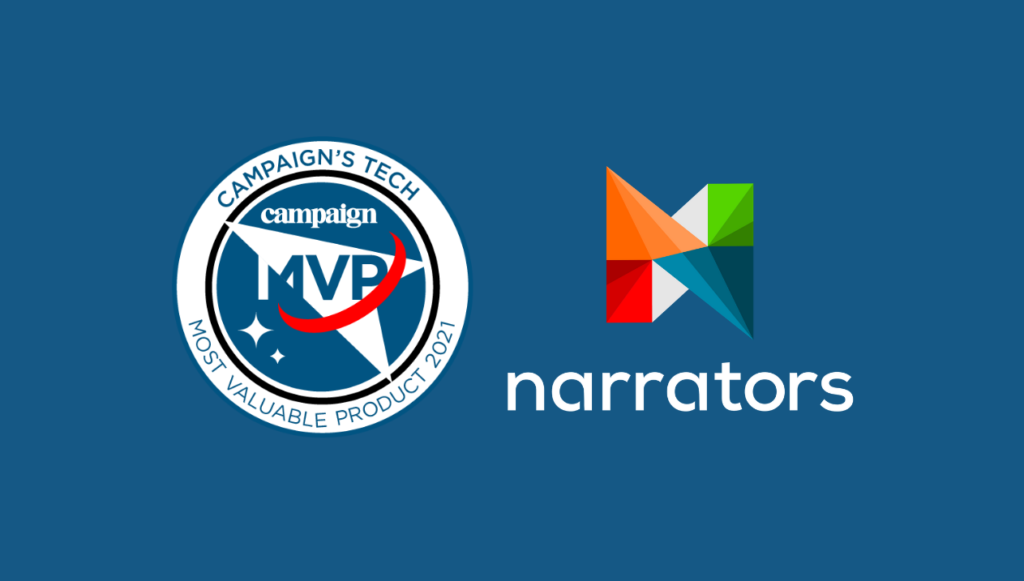 Campaign Asia-Pacific, Tech MVP 2021 for Narrators