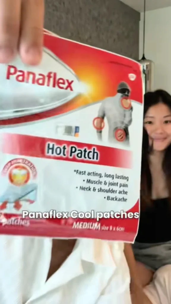 Female creator holding panaflex product